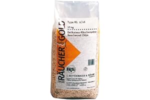 Räuchergold (4,0–12,0 mm) 15 kg Copeaux gros KL2/16 Hêtre