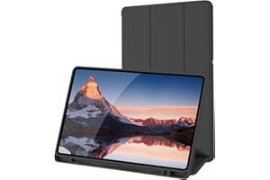 PALKITSEE Case for Samsung Galaxy Tab S6 Lite Tablet with Pencil Holder(SM-P620N/P625N/P610/P613/P615/P619), Cover for Samsung Galaxy Tab S6 Lite 10.4 inch 2024/2022/2020 (Black)