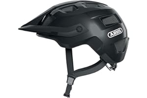 ABUS Casco MTB MoTrip - robusto casco da bici con visiera regolabile in altezza per mountain biker - vestibilità personalizzata - unisex