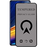 KZY İletişim Xiaomi Poco X3 Pro Tam Kaplayan Privacy Hayalet Temperli Ekran Koruycu Cam