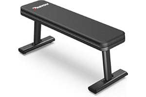 ‎PASYOU PASYOU PW100 Hantelbank Flachbank, Extreme Belastbarkeit 660 KG, Trainingsbank Fitness Bank für Zuhause für Ganzkörpertraining