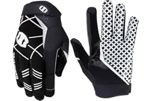 Seibertron PRO 3.0 Elite Ultra-Stick Sports Receiver Gloves/Guanti da Football Americano PRO Ricevitore Gioventù e Adulti