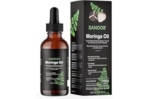 SANOOR Moringa Miracle Oil | 100% Pure (2.02oz)| Infused with Nutrients Pure Hair Butter | Cold-pressed | 60ml