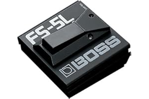 BOSS FS-5L Fußtaster für die ON/OFF-Steuerung von Musikinstrumenten-Effekten & mehr | Schaltfunktionen mit deinem Fuß | Kompatibel mit Gitarre | Keyboard | BOSS/Roland Verstärkern & mehr