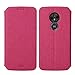 Produktbild Eastcoo Kompatibel mit Moto G7 Play Hülle PU Leder Flip Case Tasche Cover Schutzhülle mit [Standfunktion][Magnetic Closure][Wallet]für Moto G7 Play Smartphone(Moto G7 Play, Rose)