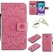 Produktbild Silikonsoftshell PU Hülle für Samsung Galaxy J3 (2016) /J310 (5,0 Zoll) Tasche Schutz Hülle Case Cover Etui Strass Schutz schutzhülle Bumper Schale Silicone case+Exquisite key chain X1) #KC (3)