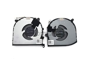 DBTLAP wentylator kompatybilny z Dell XPS 15 9560 Precision 5520 CPU + GPU wentylator chłodzącys DC28000I0F0 0VJ2HC 0TK9J1