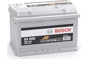 Bosch S5008 - Batterie Auto - 77A/h - 780A - Technologie Plomb-Acide - pour les Véhicules sans Système Start/Stop