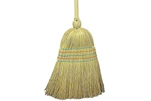 TOPCAR - Balai paille de riz 5 fils, support poire roulée - 060110