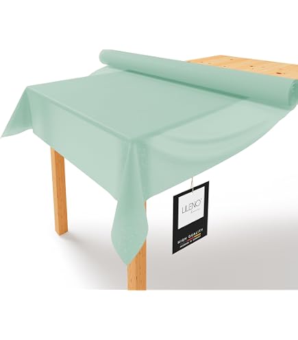 Sensalux Rotolo Tovaglia In Tessuto Non Tessuto – 1,18x40 M, Bianco, Lavabile E Certificato Oeko-Tex