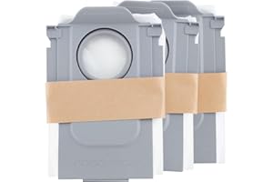 roborock Original Bolsa para Polvo, para Qrevo/Qrevo MaxV/Qrevo S/Qrevo Pro/Qrevo Master/Qrevo Curv/Qrevo Plus/Qrevo Slim/S8 MaxV Ultra/S8 Max Ultra, 3 Piezas