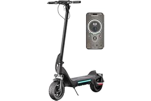 WQCJL Patinete eléctrico para Adultos con Plegado Todoterreno, Amortiguadores Dobles, EABS y Freno de Disco Delantero/Trasero, Capacidad de Carga de 352 lbs