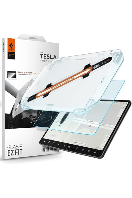 Lot De 2 Films De Protection Verre Trempé 9H Pour Tesla Model Y Juniper 2025 & Model 3 Highland 2024 - Écran 15,4" Et 8" | Anti-Reflets, Anti-Empreintes - 7
