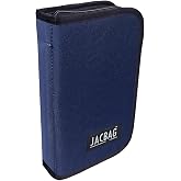 JACBAG COVER -SERT KAPAKLI LASTİKLİ KALEMKUTU (Lacivert)