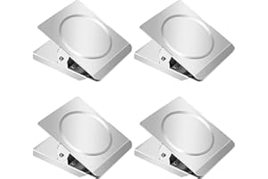 ENCURYNA Clips Magnéticos,Metal Magnetic Clips Imanes de Nevera con Clip Imanes Fuertes para el hogar Escolar Aula y Uso de Oficina
