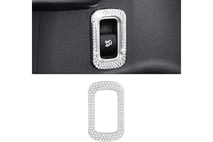 ‎VDARK VDARK für Mercedes-Benz Bling Zubehör Innenraum Auto Kofferraum Knopfabdeckung Aufkleber Glitzer Auto Dekorationen Metall Aufkleber Dekore Zierleisten C118 W177 GLA-Klasse GLB-Klasse 2020 2021 2022