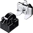 Lulaxy QP2-4.7 PTC Relay 1 Pin Refrigerator Relay and 6750C-0005P Refrigerator Overload Protector