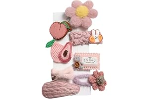 Tomicy Girl Hair Accessories 8PCS Hair Clips Hair Ropes, Dress Up Accessories for Birthday Gifts Kids