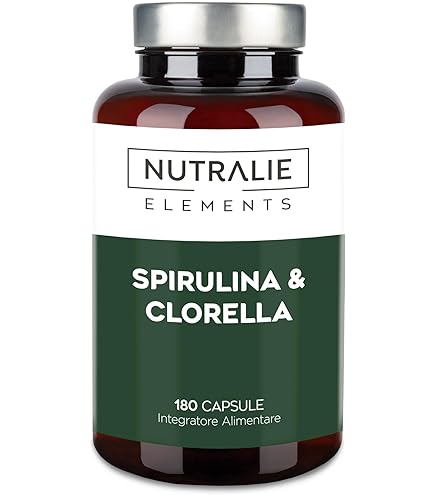 Alga Spirulina Biologica & Clorella * 400 Mg/120 Capsule * Due - Foto 10