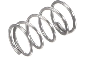 TOP-VIGOR 10Pcs Compression Spring, 3mm OD,0.3mm Wire Size,5mm Free Length Dual Extended Durable Dual Hook Tension Spring for Furniture Screen Doors Repair Projects