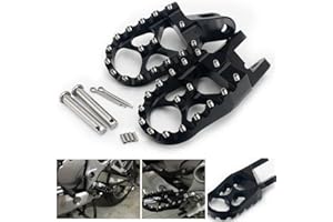 TARAZON Pedane Pedali Poggiapiedi per Honda CR80R CR85RB XR250R XR350R XR400R XR600R XR650L/R CRF1000L DTC/per Adventure 50 Jr Mini