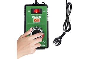 DewinLVD Variateur De Vitesse Pour Moteur 220V, RéGulateur avec Affichage NuméRique éLectronique, RéGulateur De Tension, Convient Pour Meuleuse D'Angle/Perceuse Manuelle