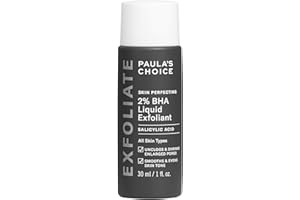 ‎PAULA'S CHOICE Paula's Choice Skin Perfecting 2% BHA peeling w płynie z kwasem salicylowym – złuszczanie twarzy przeciwko wągrom, pryszczom i zanieczyszczonej skórze – zmniejszanie porów – skóra mieszana, tłusta i trądzikowi – 30 ml