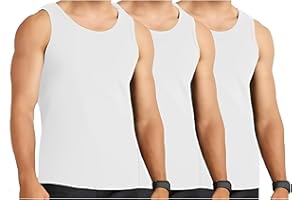 Molten Creek® 6X Pack Mens Vests Classic Sports 100% Cotton Tank Tops Summer Training Gym Sports Sleeveless Casual Undershirts S-2XL