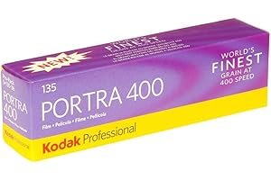 Kodak Portra 400 Professional ISO 400, 35 mm, 36 Exposures, Color Negative Film (5 Roll per Pack)