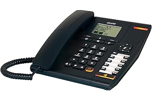 ‎ALCATEL Alcatel Temporis 880 PRO - Professionelles Festnetztelefon - Großes alphanumerisches Display - Anrufanzeige - Einstellbare Lautstärke - Rückruftaste - Stummtaste - 10 Direktwahltasten - Schwarz