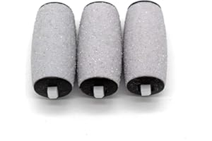 3Pcs Replacement Rollers for Majestik+ SimplyPedi Callus Remover MP505R, 2 Extra Coarse Rollers & 1 Coarse Roller.
