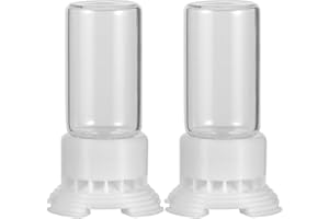 Yardwe Ant Water Feeders 2pcs Ant Mini Liquid Feeder Plastic Transparent Bird Water Dispenser Ant Breeding Containers Nest Ant Farm House for Ant