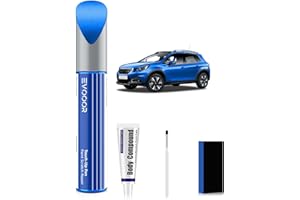 EVOOOR ESM Blue Vertigo Kit de retouche peinture avec effaceur de rayures pour Peugeot, Réparation des rayures pour voiture, Solution rapide et facile pour la réparation