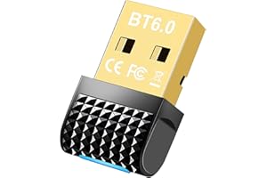 ORIDOLLY USB Bluetooth Adapter PC, Bluetooth 6.0 Stick für PC Plug & Play Blue-Tooth-Adapter Dongle für Maus, Tastatur, Kopfhörer, Handy, Controller Kompatibel mit Windows 11/10/8.1