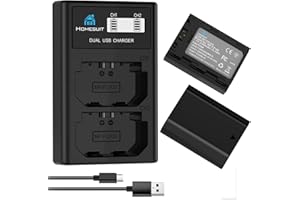 Homesuit NP-FZ100 zamiennik akumulatora 2280 mAh i ładowarka Dual LCD do Sony A7RIII, A7 III, Sony A6600, Sony Alpha 9, Sony A9, Sony Alpha 9R, Sony A9R, Sony Alpha 9R, Sony Alpha 9S (2 szt.)