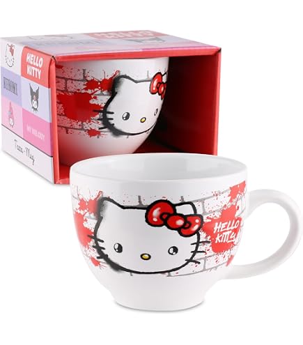 Hello Kitty Motivtasse 'Coffee Is Always A Good Idea' – 320 Ml Keramiktasse Von Sanrio