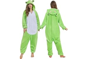 JONRRYIN Piżama Zwierzęta Dorosły Unisex Kombinezon, Zwierzęca Piżama Onesie Kostium, Piżama Kigurumi Anime Sleepwear Kombinezon Cosplay Zestaw na Halloween, karnawał