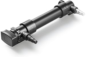 SunSun CUV-655 Stérilisateur Clarificateur bassins/étang - débit Max. 8000 l/h - avec Lampe Rayons UV-C 55 W + Miroir INOX + Aimants - pour Poissons et Plantes Aquatiques - Cours d’Eau en hélice