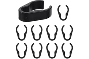 Amosfun Clips Para Cables De MicróFono Pack De 10 Abrazaderas De PláStico Para Soporte En Ktv Y Accesorios De MicróFono Para Uso En Casa