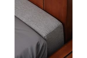 YURRO Bett-Wandspaltenfüller, Memory-Schaum-Kopfteil gepolstert, Matratzenverlängerung, Bettbrücke, Doppelbett-zu-King-Size-Konverter-Set, langes Kissen, 180x10x20cm