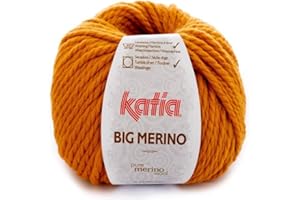 Lanas Katia Big Merino Ovillo de Color Mostaza Cod. 30