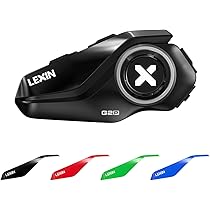 LEXIN G2P Motorcycle Helmet Bluetooth Headset, 1000M 2-Way Group
