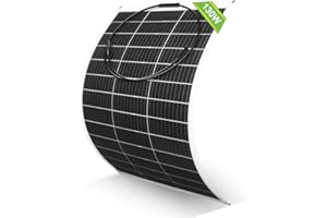 ECO-WORTHY 130W 12V Elastyczny moduł Słoneczny Monokrystaliczny elastyczny moduł słoneczny do samochodów, łodzi i innych nierównych powierzchni