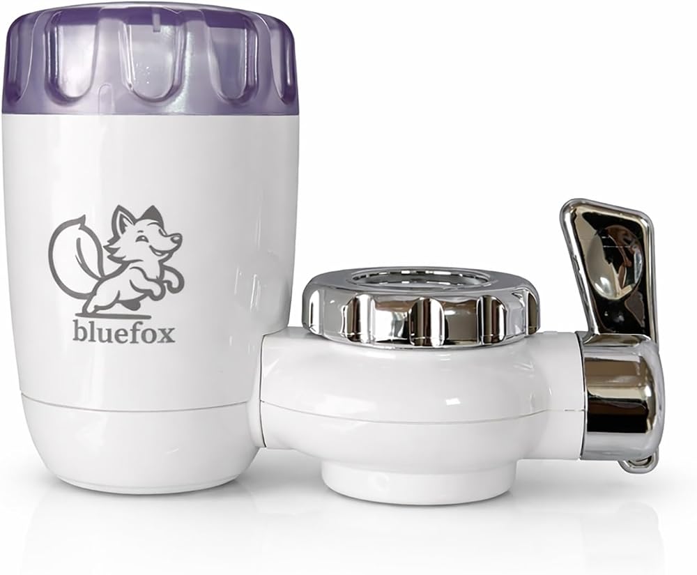 Bluefox Mutfak Musluk Ucu Su Arıtma (Ver. II) - Klor ve Kireç Azaltıcı, Organik Safsızlıkları Giderici, Uzun Ömürlü Temizlenebilir Kartuş, Kolay Kurulumlu, Akıllı Sürahi Ön Arıtma için İdeal