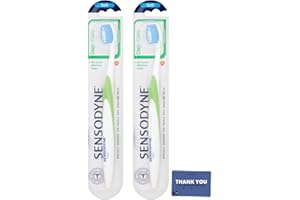 CC1ST CUSTOMERS COME 1ST Sensodyne Daily Care Soft Toothbrush Bundle - Gentle Care for Sensitive Teeth & Gums (2 Packs)