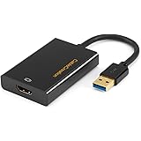 CableCreation USB 3.0 to HDMI Adapter (DisplayLink), USB External Display Graphics Adapter Compatible with Windows 10 / 8/ 8.
