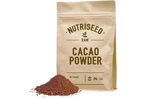 Nutriseed Cacao/Cocoa Powder 250g - 100% Natural, Contains Antioxidants, Flavonoids, Magnesium, Calcium, Fibre, Protein, Nutrients & Minerals, Pure Chocolate Flavor, Vegan-Friendly, Gluten-Free
