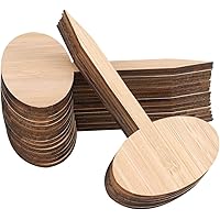 KINGLAKE 24 Stück Bambus Pflanzenschilder, Bambus Pflanzenstecker umweltfreundliche T-Typ Pflanzen Etiketten…