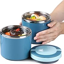 Udbrud Boîte Alimentaire Isotherme 1000ml Acier Inoxydable - Repas Chaud Froid Avec Poignée - Soupes Céréales