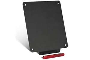 ‎EVERMOTOR evermotor Motorrad Kennzeichenhalter 180x200 mm, mit 100 mm 150° Reflektor, Aluminium Motorrad Nummernschildhalter, Rückstrahler Hinten Katzenaugen Aluminiumlegierung